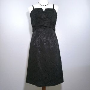 WHITE HOUSE BLACK MARKET Brocade Formal Dress 10